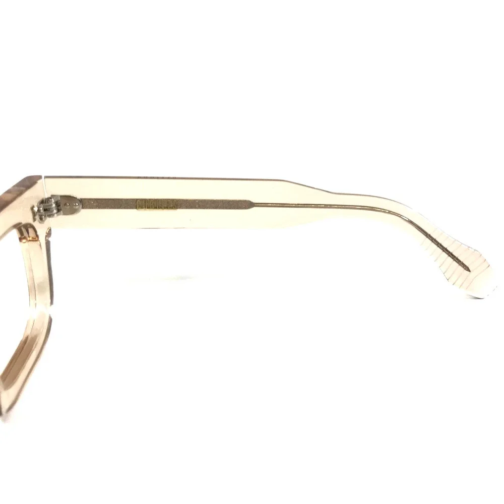 Cubitts Eyeglasses Frames MILNER M-HAZ Beige Rectangle Full Rim 48-21-145